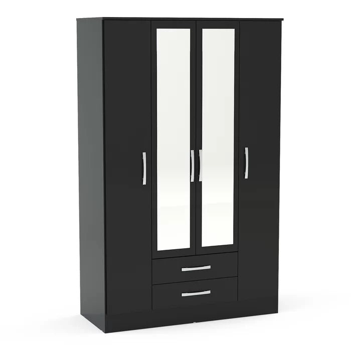 4 Door Wardrobes: 4 Door Manufactured Wood Wardrobe