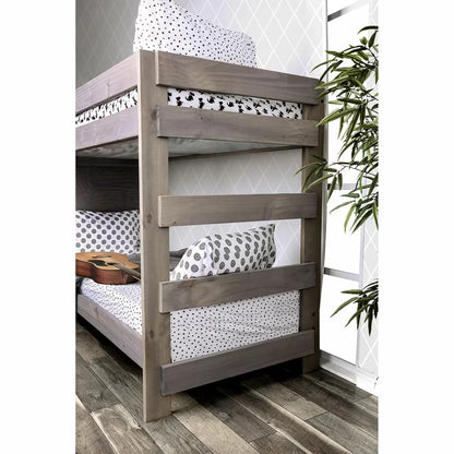 Bunk Bed: Modern 4 Drawer Standard Bunk Bed