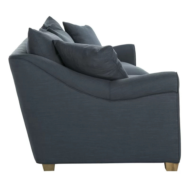 4 Seater Sofa Set: 104'' Recessed Arm Sofa 