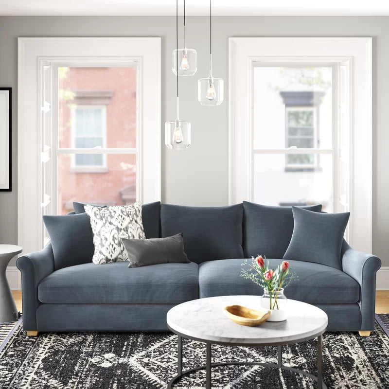 4 Seater Sofa Set: 104'' Recessed Arm Sofa 4 Seater Sofa Set: 104'' Recessed Arm Sofa 