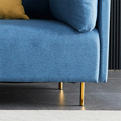4 Seater Sofa Set: 109'' Square Arm L Shape Sofa Set
