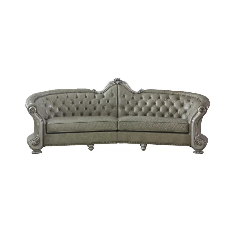 4 Seater Sofa Set: 113'' Flared Arm Sofa Set