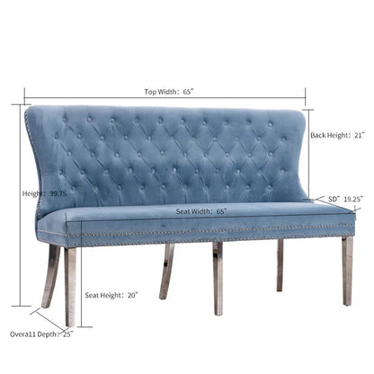 4 Seater Sofa Set: 65.25'' Loveseat Sofa
