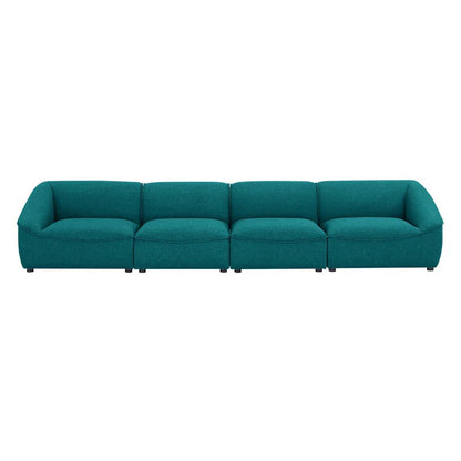 4 Seater Sofa Set: 65.25'' Upholstered Sofa