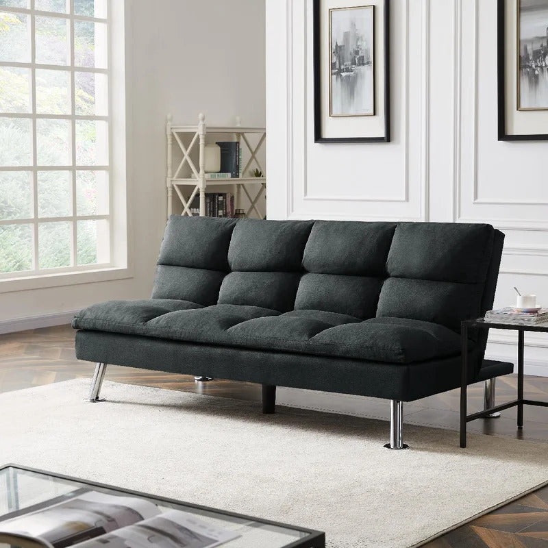 4 Seater Sofa Set : 71.7'' Armless Sofa Bed