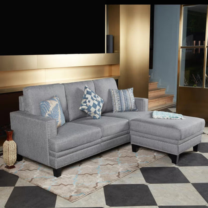 4 Seater Sofa Set: 74.8''L Shape Sofa Set