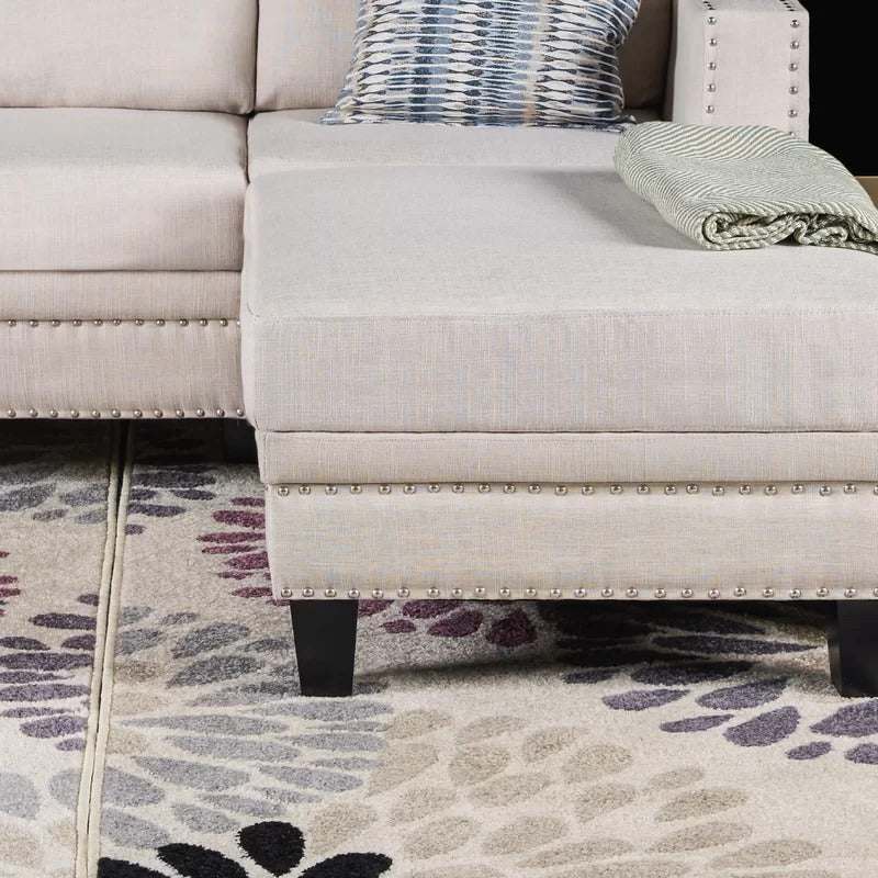 4 Seater Sofa Set: 74.8''L Shape Sofa Set