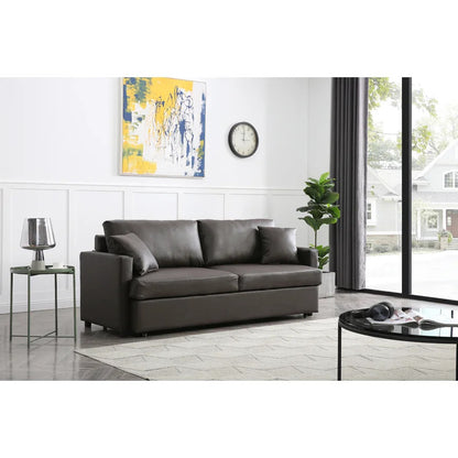 4 Seater Sofa Set: 78'' Square Arm Sofa Bed