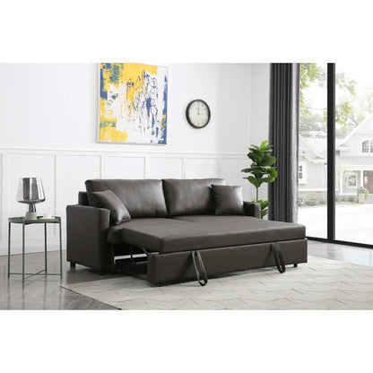 4 Seater Sofa Set: 78'' Square Arm Sofa Bed