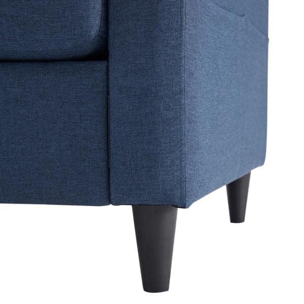 4 Seater Sofa Set: 82.6'' Square Arm Modular Sofa