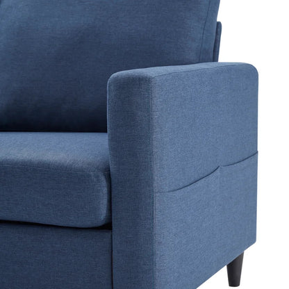 4 Seater Sofa Set: 82.6'' Square Arm Modular Sofa
