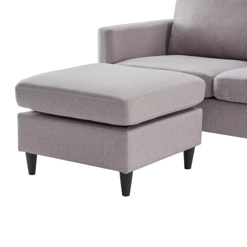 4 Seater Sofa Set: 82.6'' Square Arm Modular Sofa
