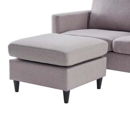 4 Seater Sofa Set: 82.6'' Square Arm Modular Sofa
