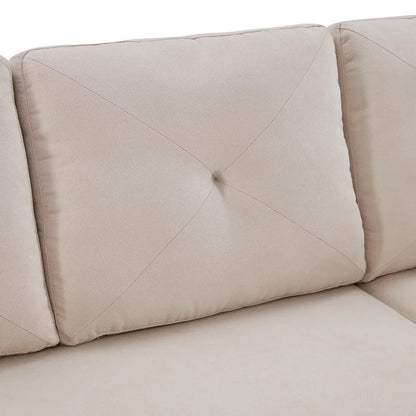 4 Seater Sofa Set: 83.46'' Flared Arm Sofa Bed