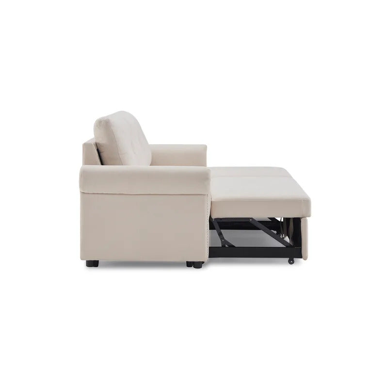 4 Seater Sofa Set: 83.46'' Flared Arm Sofa Bed