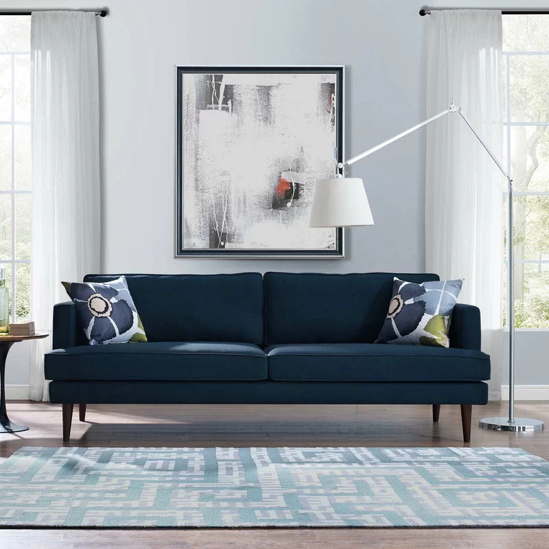 4 Seater Sofa Set: 86.5'' Square Arm Sofa