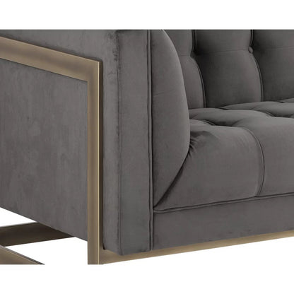 4 Seater Sofa Set: 87'' Tuxedo Arm Sofa