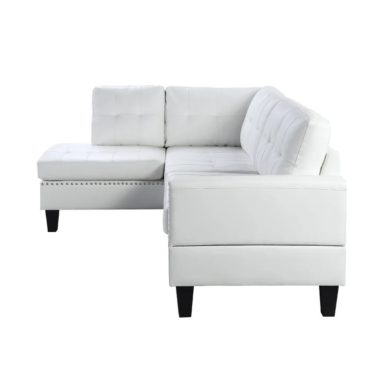 4 Seater Sofa Set: 99'' L Shape Sofa Set