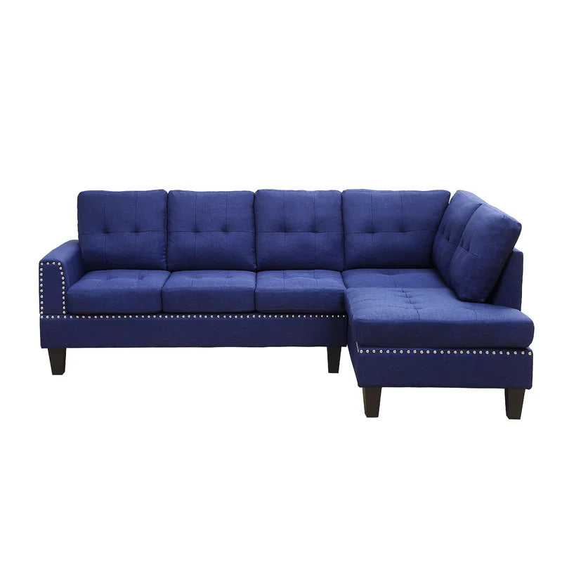 4 Seater Sofa Set: 99'' L Shape Sofa Set