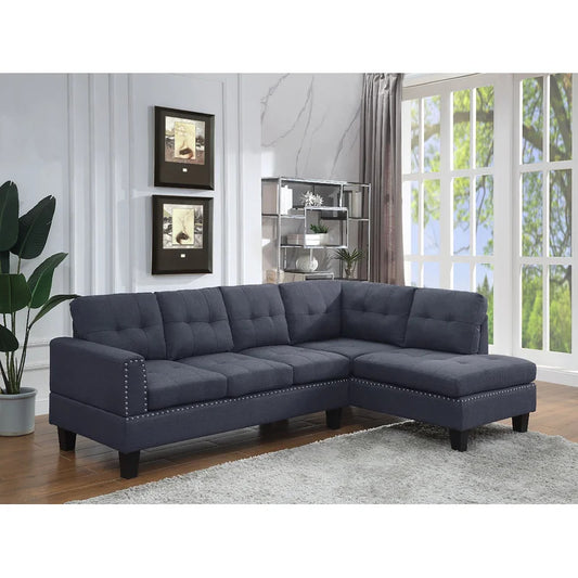 4 Seater Sofa Set: 99'' L Shape Sofa Set