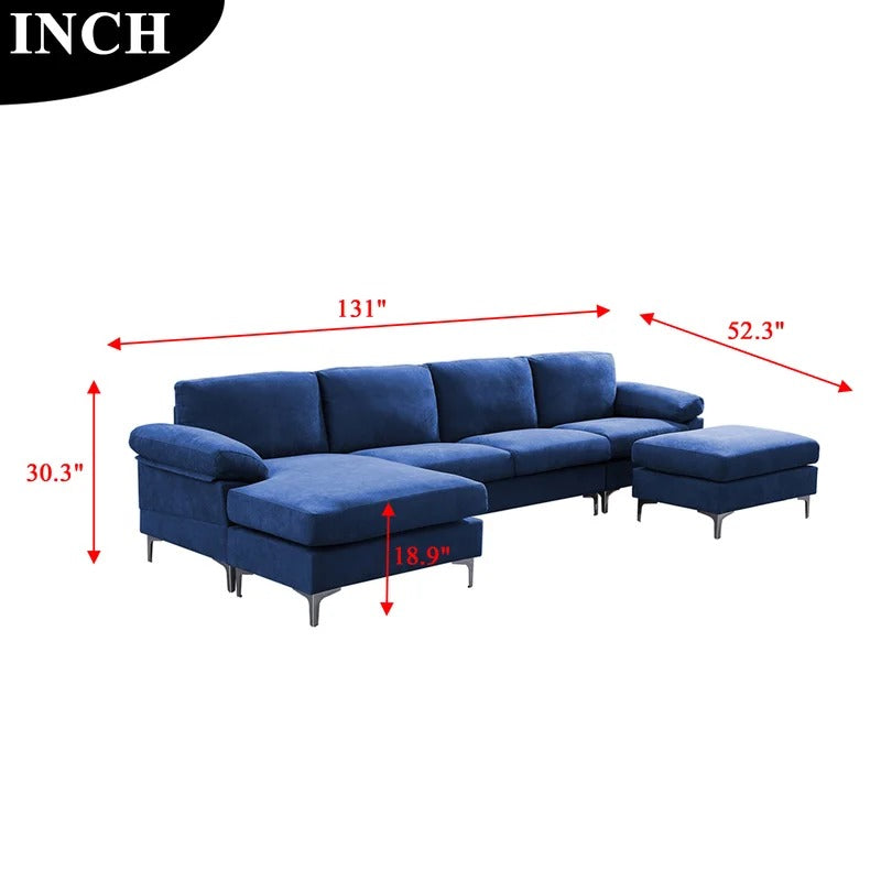 4 Seater Sofa Set : Pillow Top Arm Sofa