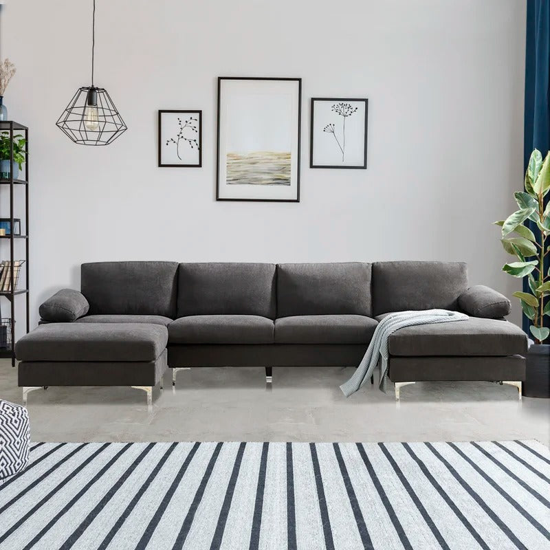 4 Seater Sofa Set : Pillow Top Arm Sofa