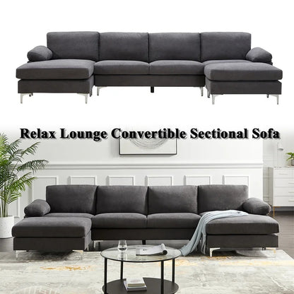 4 Seater Sofa Set : Pillow Top Arm Sofa