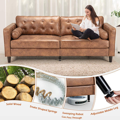 4 Seater Sofa Set : Rolled Arm Sofa
