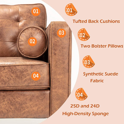 4 Seater Sofa Set : Rolled Arm Sofa
