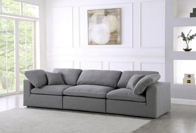 4 Seater Sofa Set : Square Arm Modular Sofa