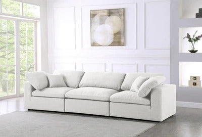 4 Seater Sofa Set : Square Arm Modular Sofa