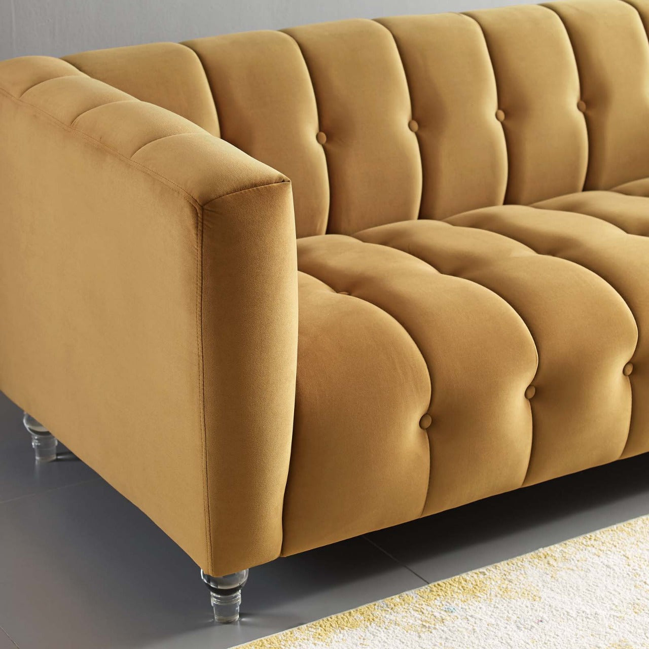 4 Seater Sofa Set : Velvet Arm Sofa
