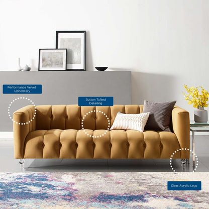 4 Seater Sofa Set : Velvet Arm Sofa