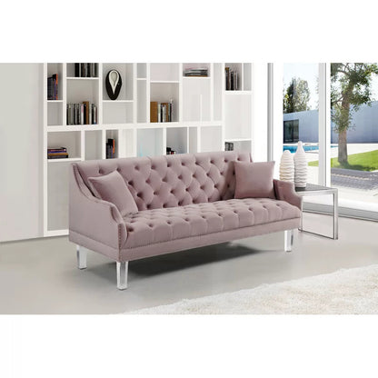 4 Seater Sofa Set ; Velvet Flared Arm Sofa