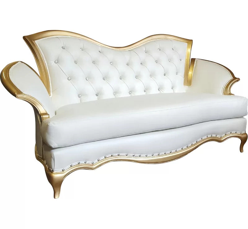 4 Sector Sofa Set: 92'' Flared Arm Sofa