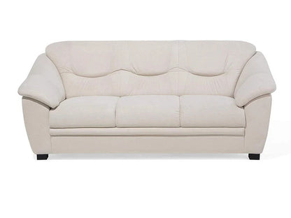 5 Seater Sofa Set:- Beige Fabric Sofa Set 