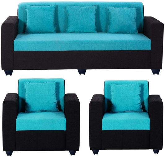5 Seater Sofa Set:- Desy (3+1+1) Fabric Sofa Set