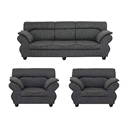 5 Seater Sofa Set:- Romina King (3+1+1) Fabric Sofa Set