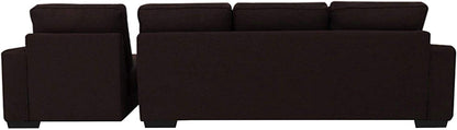 L Shape Sofa Set:-Vernon Fabric Sofa Set (Brown)