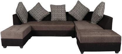 L Shape Sofa Set:- Fabric Sectional Sofa Set