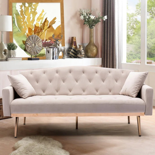 Office Sofa: 65.3'' Square Arm Sofa
