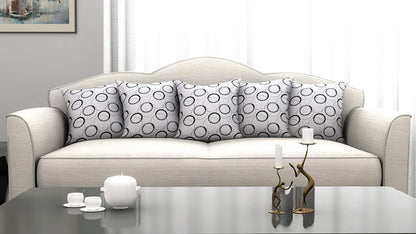 Cushion Covers: set of 5 Decorative Hand Made Pure 100% Cotton Throw/Pillow Cushion Covers - 16 x 16 inches