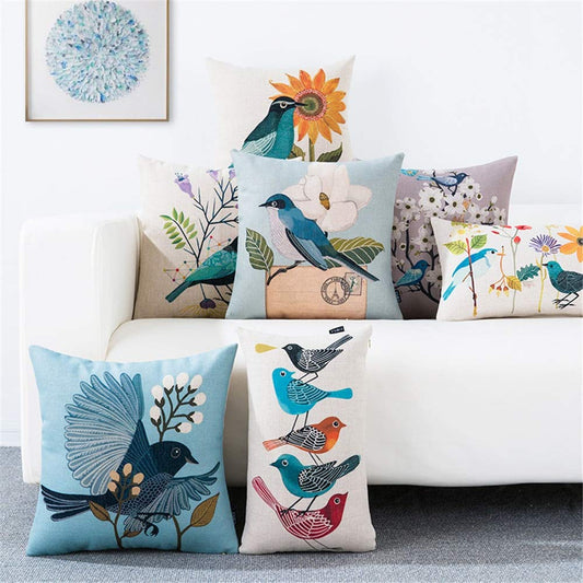 Cushion Covers: Cotton Decorative Throw Pillow/Cushion Covers