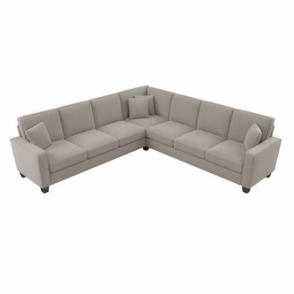 7 Seater Sofa Set: 111.02" Wide Symmetrical Corner Sectional Sofa Set
