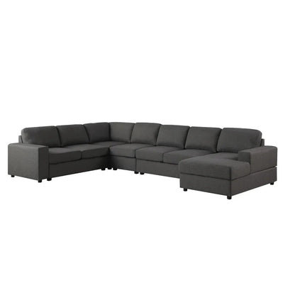 7 Seater Sofa Set  U Shape Reversible Sectional Sofa