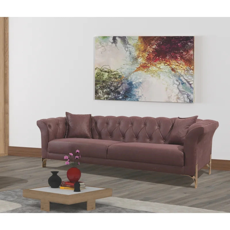 8 Seater Sofa Set: 2 Pieces Living Room Sofa Set