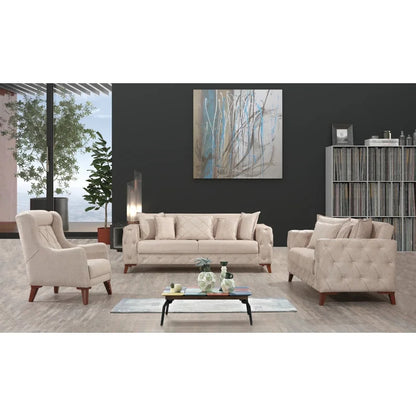 8 Seater Sofa Set: 3 Pieces Sofa Set
