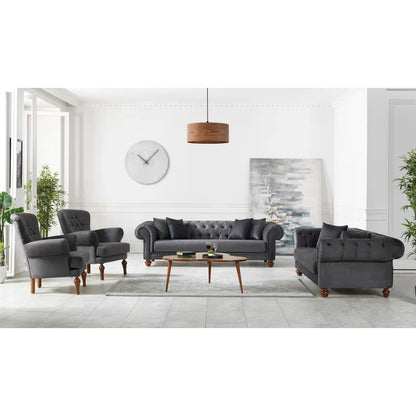 8 Seater Sofa Set: 4 Piece Living Room Set