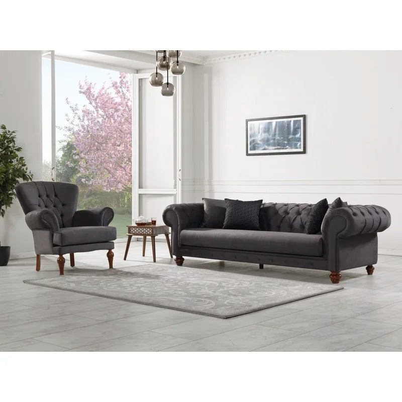 8 Seater Sofa Set: 4 Piece Living Room Set