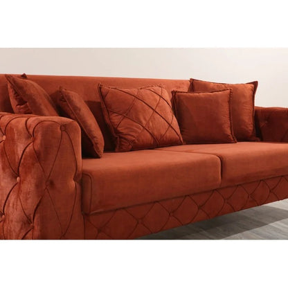 8 Seater Sofa Set: 4 Piece Living Room Set